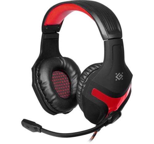 Słuchawki z mikrofonem Defender SCRAPPER 500 Gaming czerwono-czarne + adapter 4 pin + GRA - 968861