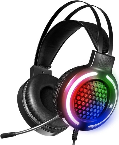 Słuchawki z mikrofonem Defender PYRO podświetlane RGB Gaming + GRA - 968878
