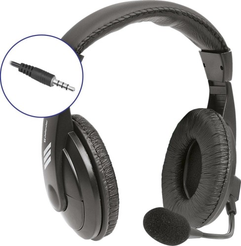 Słuchawki z mikrofonem Defender GRYPHON 750 4 PIN czarne - 968880
