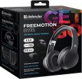 Słuchawki z mikrofonem Defender FREEMOTION B595 bezprzewodowe Bluetooth + MP3 Player czarne - 1368451