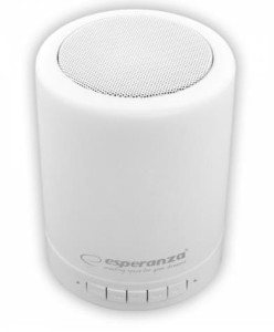 Głośnik Bluetooth Esperanza Fantasia EP131 FM LED biały