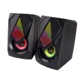 Głośniki 2.0 Esperanza USB LED Rainbow Boogie EGS102 - 1064726