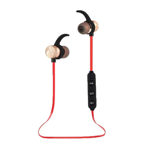 Słuchawki z mikrofonem Esperanza EH186L douszne Bluetooth metalowe miedziane - 969042