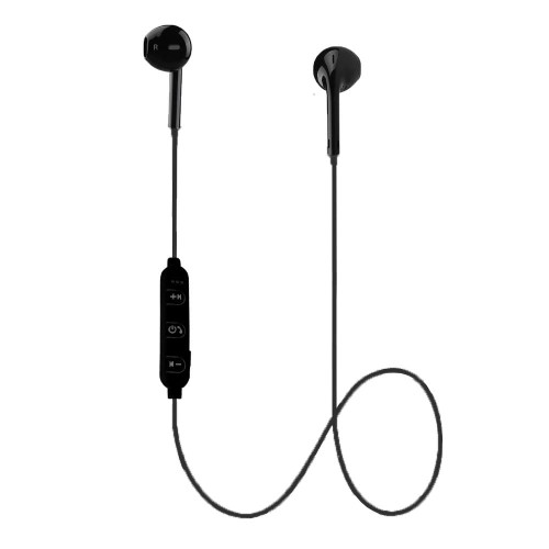 Słuchawki z mikrofonem Esperanza EH187K douszne Bluetooth sportowe czarne - 969043