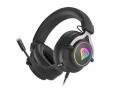 Słuchawki z mikrofonem Genesis Neon 750 Gaming podświetlenie RGB czarne - 1368594