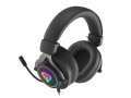 Słuchawki z mikrofonem Genesis Neon 750 Gaming podświetlenie RGB czarne - 1368596