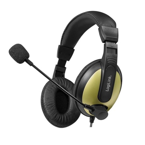 Słuchawki z mikrofonem LogiLink HS0011A multimedia, stereo - 969270