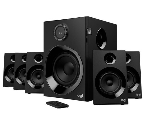 Głośniki Logitech 5.1 Z607 czarne - 675390