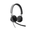 Słuchawki z mikrofonem Logitech Zone 750 czarne - 969287