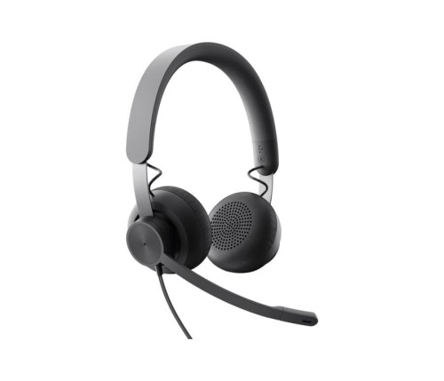 Słuchawki z mikrofonem Logitech Zone 750 czarne - 969287