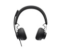 Słuchawki z mikrofonem Logitech Zone 750 czarne - 1368781