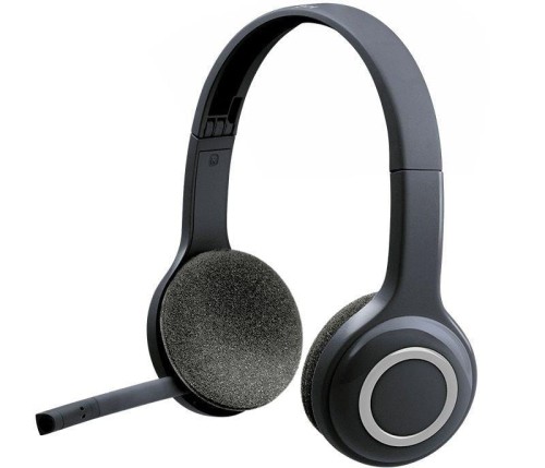 Słuchawki z mikrofonem Logitech H600 bezprzewodowe czarne - 969291