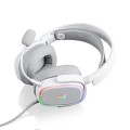 Słuchawki z mikrofonem Modecom MC-899 PROMETHEUS Gaming, białe - 969393