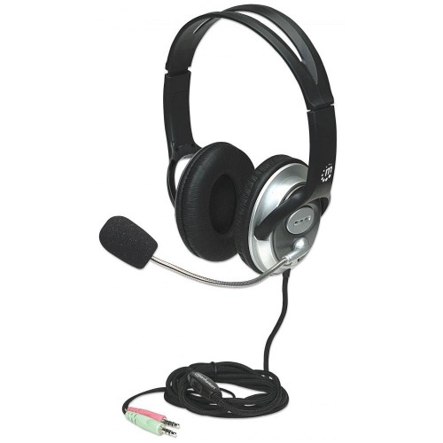 Słuchawki z mikrofonem Manhattan Classic Stereo - 969427