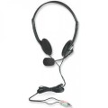 Słuchawki z mikrofonem Manhattan Ekonomiczne Stereo - 1369068