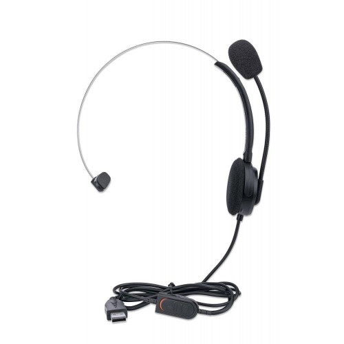 Słuchawki z mikrofonem Manhattan Mono USB - 969435