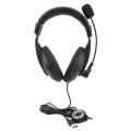 Słuchawki z mikrofonem Manhattan Stereo USB zamknięte - 969436