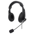 Słuchawki z mikrofonem Manhattan Stereo USB zamknięte - 1369102