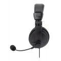 Słuchawki z mikrofonem Manhattan Stereo USB zamknięte - 1369105