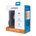 Słuchawki z mikrofonem Manhattan Stereo USB zamknięte - 1369107