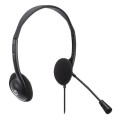 Słuchawki z mikrofonem Manhattan Stereo USB Economy - 1369113