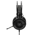 Słuchawki z mikrofonem NOXO Dusk Gaming, wokółuszne, z mikrofonem, z podświetleniem, PC/XBOX/PS/mobile - 1369143
