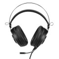 Słuchawki z mikrofonem NOXO Cyclone Gaming, wokółuszne, z mikrofonem, z podświetleniem LED RAINBOW, PC/XBOX/PS/mobile - 1369148