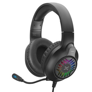 Słuchawki z mikrofonem NOXO Skyhorn Gaming, wokółuszne, z mikrofonem, z podświetleniem LED RGB, PC/XBOX/PS/mobile
