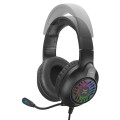 Słuchawki z mikrofonem NOXO Skyhorn Gaming, wokółuszne, z mikrofonem, z podświetleniem LED RGB, PC/XBOX/PS/mobile - 1369157