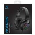Słuchawki z mikrofonem NOXO Skyhorn Gaming, wokółuszne, z mikrofonem, z podświetleniem LED RGB, PC/XBOX/PS/mobile - 1369160