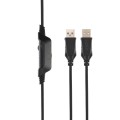 Słuchawki z mikrofonem NOXO Apex Gaming USB 7.1, wokółuszne, z mikrofonem, z podświetleniem - 1369164