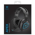Słuchawki z mikrofonem NOXO Apex Gaming USB 7.1, wokółuszne, z mikrofonem, z podświetleniem - 1369166