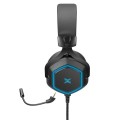Słuchawki z mikrofonem NOXO Vertex Gaming USB 7.1, wokółuszne, z mikrofonem, z podświetleniem - 1369168