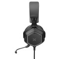 Słuchawki z mikrofonem NOXO Vertex Gaming USB 7.1, wokółuszne, z mikrofonem, z podświetleniem - 1369170