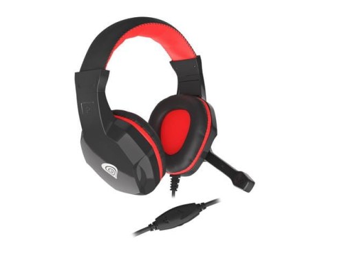 Słuchawki z mikrofonem Genesis Argon 110 Gaming czarno-czerwone - 969526