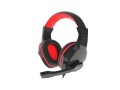 Słuchawki z mikrofonem Genesis Argon 110 Gaming czarno-czerwone - 1369321