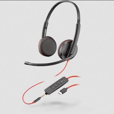 Słuchawki z mikrofonem Poly Blackwire C3225 nauszne USB-A/IN - 969548