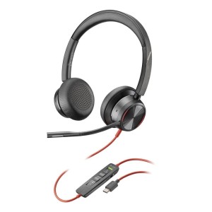 Słuchawki z mikrofonem Poly Blackwire BW8225 USB-C WW czarne