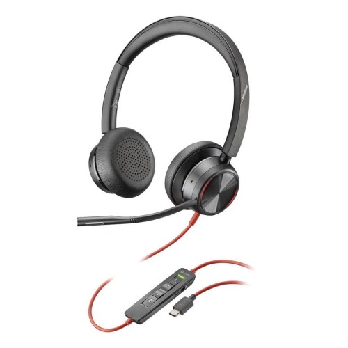Słuchawki z mikrofonem Poly Blackwire C8225 USB-C czarne - 969556
