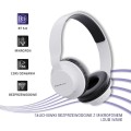 Słuchawki z mikrofonem Qoltec bezprzewodowe | BT 5.0 JL | Białe - 1369432