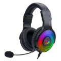 Słuchawki z mikrofonem Redragon Pandora H350 RGB gamingowe czarne - 969666