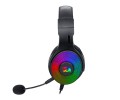 Słuchawki z mikrofonem Redragon Pandora H350 RGB gamingowe czarne - 1369544