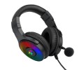 Słuchawki z mikrofonem Redragon Pandora H350 RGB gamingowe czarne - 1369545