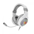 Słuchawki z mikrofonem Redragon HYLAS H260-W gamingowe Białe - 1369551