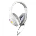 Słuchawki z mikrofonem Redragon HYLAS H260-W gamingowe Białe - 1369552