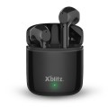 Słuchawki z mikrofonem Xblitz Snake Mojo bezprzewodowe czarne - 969896