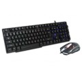 Zestaw przewodowy klawiatura + mysz  Rebeltec OPPRESSOR Gaming USB czarny - 1237364