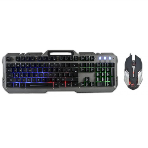 ZESTAW REBELTEC KLAWIATURA INTERCEPTOR 2 + MYSZ  LED/BLACK USB - 1293040