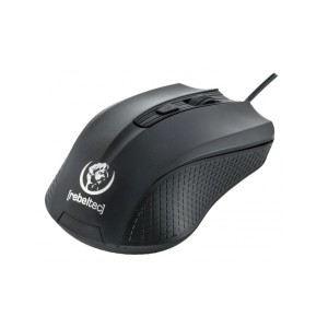 Mysz przewodowa Rebeltec BLAZER optyczna 1600DPI 3 przyciski USB czarna
