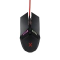 Maxlife Gaming mysz przewodowa MXGM-200 800/1000/1600/2400 DPI 1,8 m czarna - 1267692